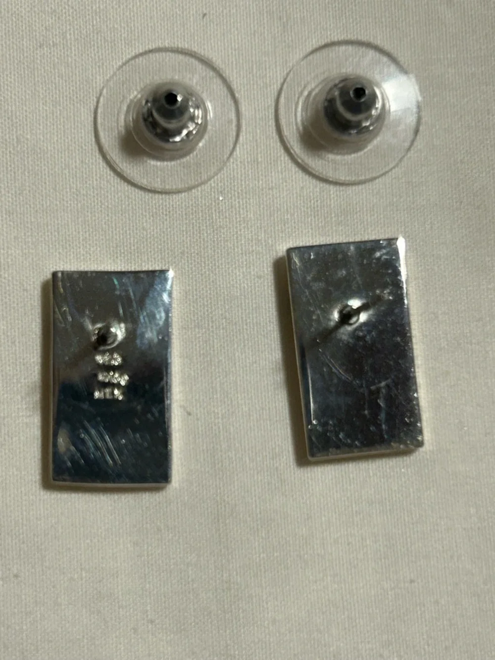 Designer Sergio Bustamante Sterling Silver Face Earrings - Picture 4 of 5